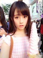 日媒评出的“中国第一美女”SNH48鞠婧?清纯照